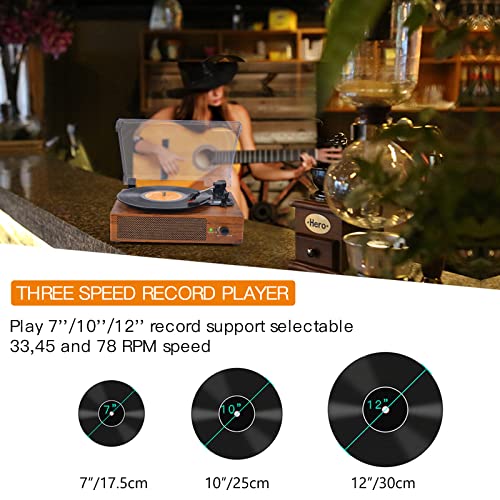 Tourne-Disque Vinyle avec Haut-Parleurs Intégrés Prise en Charge de la Platine Vinyle sans Fil Vintage Casque 3 Vitesses… - Les Beatles, Paul McCartney, John Lennon, RIngo Starr, George Harrison Tourne-Disque Vinyle avec Haut-Parleurs Intégrés Prise en Charge de la Platine Vinyle sans Fil Vintage Casque 3 Vitesses… – Image 5