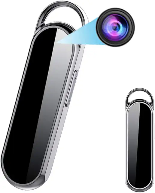 Caméra Espion Mini Full HD 1080P avec Grand Angle 160° et Enregistrement Boucle