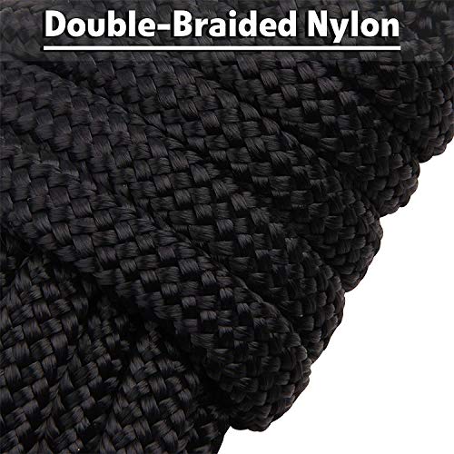 Double Braided Nylon Dock Lines, Premium Mooring Line Anchor Rope for Boats (L: 16.5 Ft/ 25 Ft/ 50Ft, D: 3/8", 1/2", 5/8" - Image 4