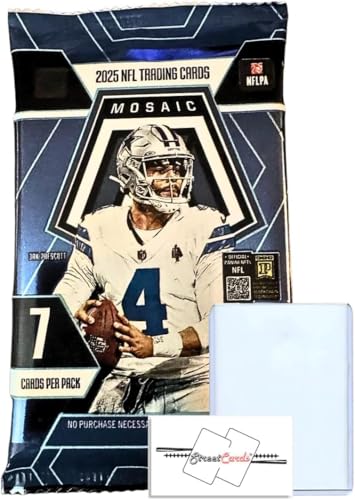 Cartes NFL Mosaïque 2025 coffret StreetCards haut de gamme