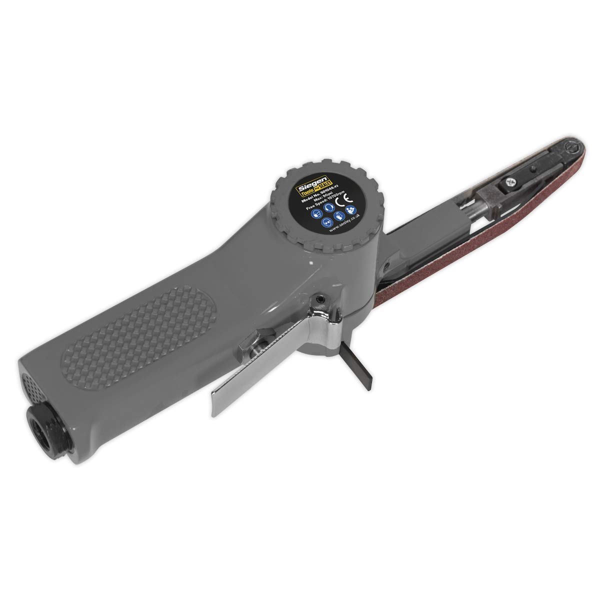 Sealey S01046 Air Belt Sander 10mm x 330mm, Yellow