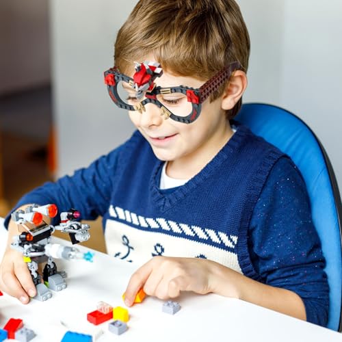 Image of Amitasha DIY Mech Robot Glass Building Block Set for Kids 6-15 Years STEM Sun Glass Assemble Construction Kit Robot Architect Model Educational Toy for Boys Girls Birthday Gift - Pack of 1