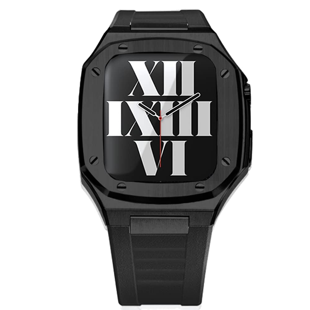 Kit modification Apple Watch avec bracelet acier et boîtier métal DIY - 8
