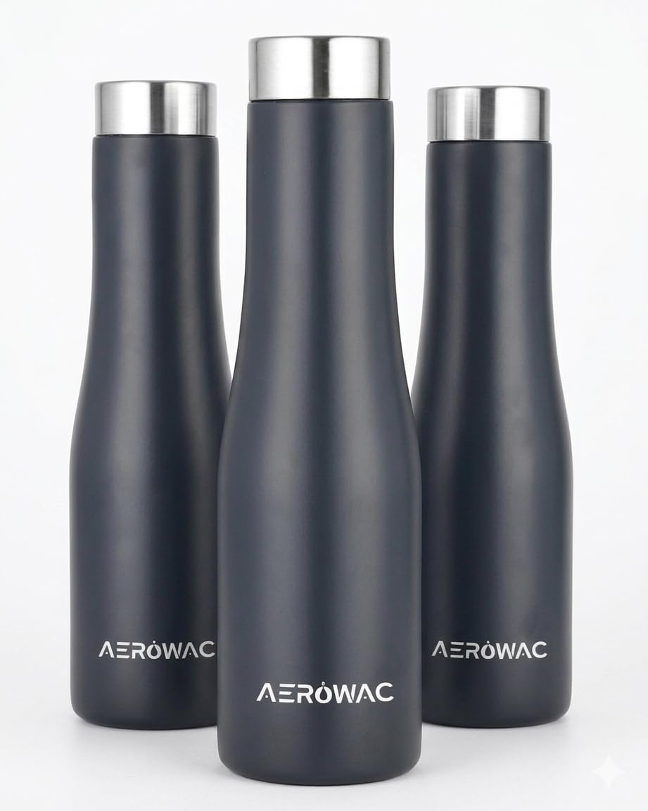 AEROWAC Stainless Steel Water Bottle - 1000ml -19