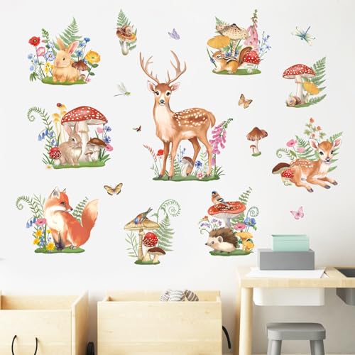 Vinilos Decorativos Animales Bosque 2 Planchas 11.8x35.4 in miniatura 3