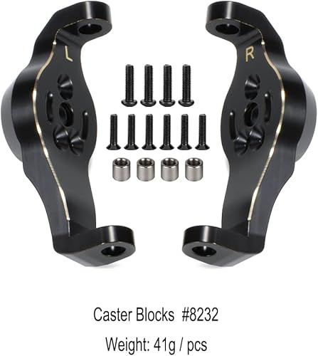 Miniatura 3 de Carcasa de transmisión de portal exterior de latón y carcasa de unidad de portal frontal y portador de buje C de latón Contrapeso de 9.24 oz para