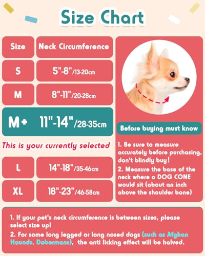 Image of Inflatable Dog Pillow Cone Collar After Surgery, Donut Soft Neck Cone for Beagle French Bulldog Medium Plus Dogs, etc, Recovery E Collar to Stop Pink Donut