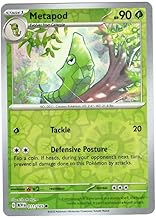 Pokemon - Metapod 011/165 - Pokemon 151 - Reverse Foil - Single Card