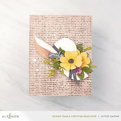 Altenew Lovely Floral Hat Layering Die Set, Floral Hat Die, Boho-Themed Designs Perfect for Cardmaking, Scrapbooking, Journaling, and Paper Crafting