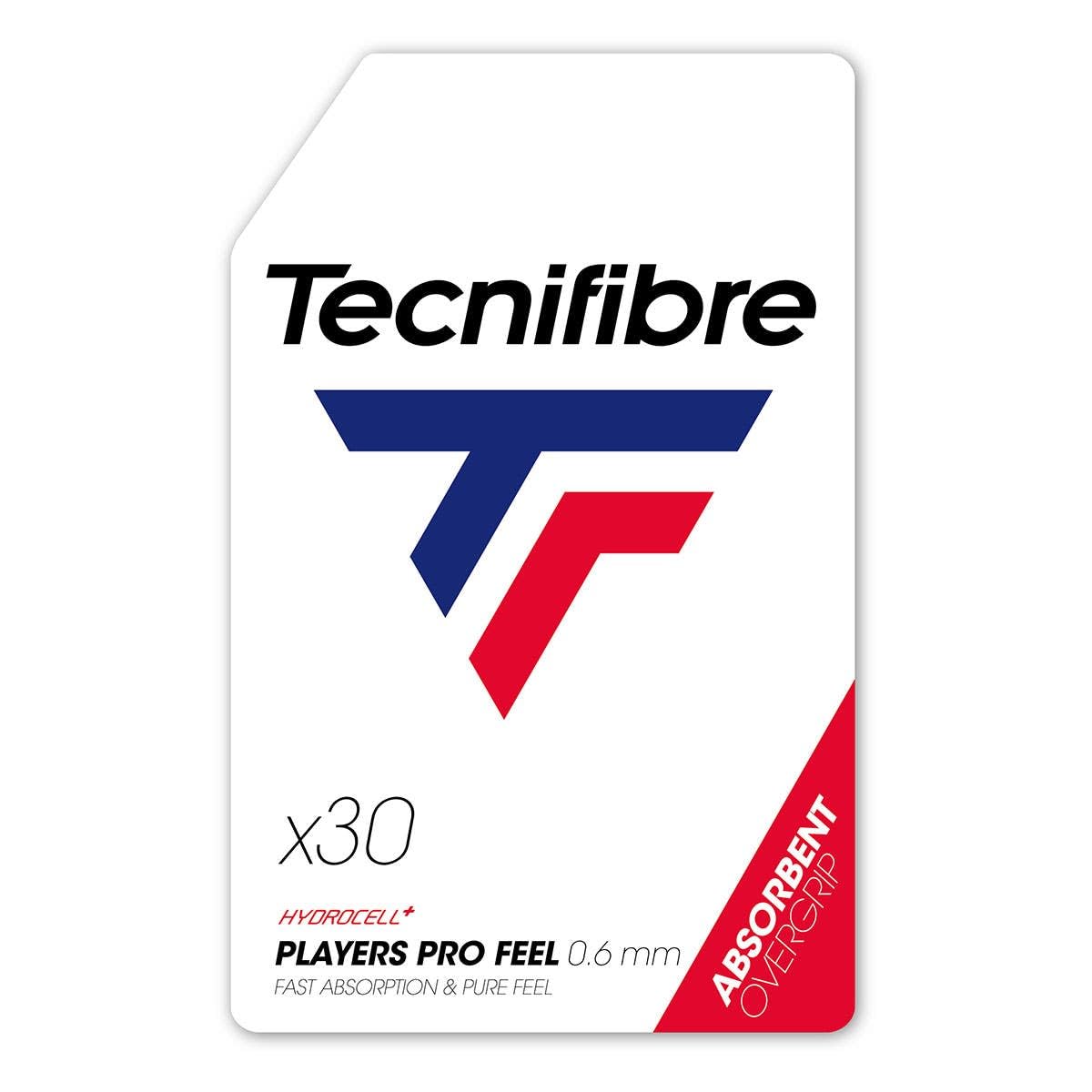 Tecnifibre Player Pro Feel Sobregrip Tenis Pack 30