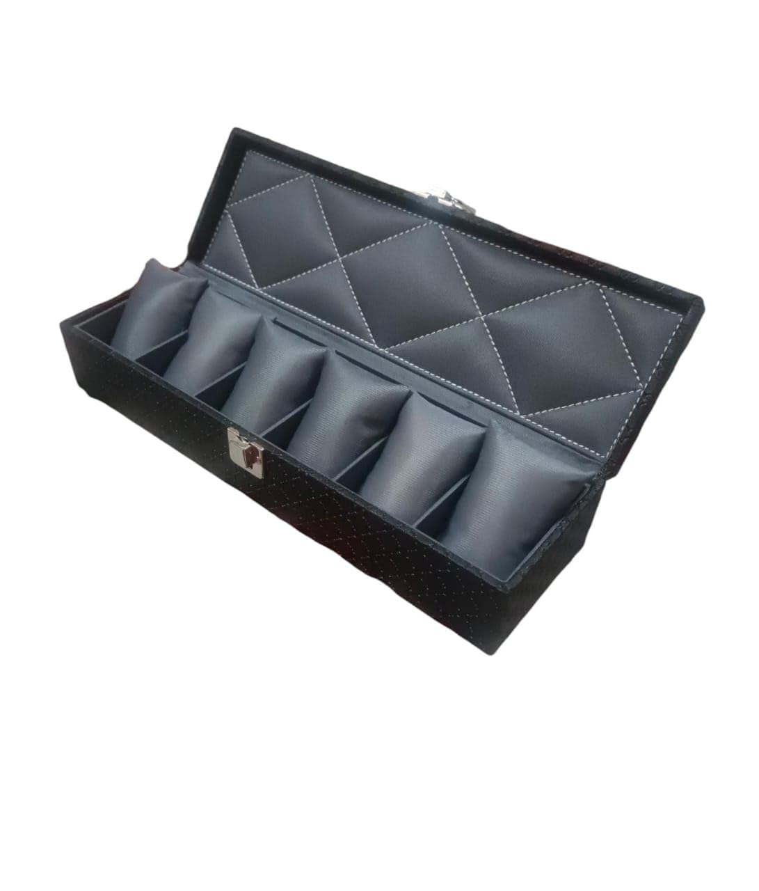 RBEEL Watch Box Organizer 6 Slots Wrist Watch Display Box Watch Box Holder Organizer Case for Men and Women Black (B0D34XSR3C) Amazon Price History, Amazon Price Tracker
