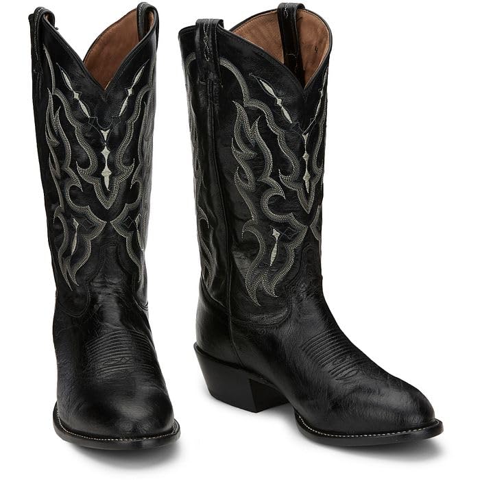 Tony Lama Men's Bonham 13" Smooth Ostrich Western Boot2
