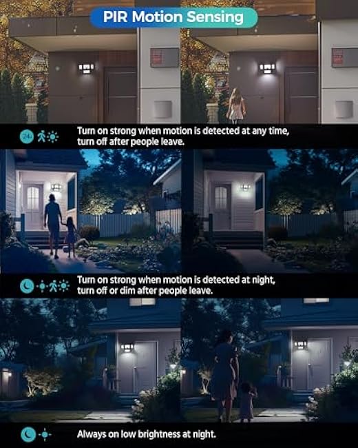 Motion Sensor Solar Flood Lights with Separate Solar Panel,2800 LM 247 LEDs Security Lights with Remote,6500K Dusk to Dawn Flood Lights Outdoor,IP67 Waterproof Solar Outdoor Lights for Yard(2 Pack)