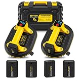 ZEYVON Set di 2 ventose elettriche a batteria per piastrelle e vetro