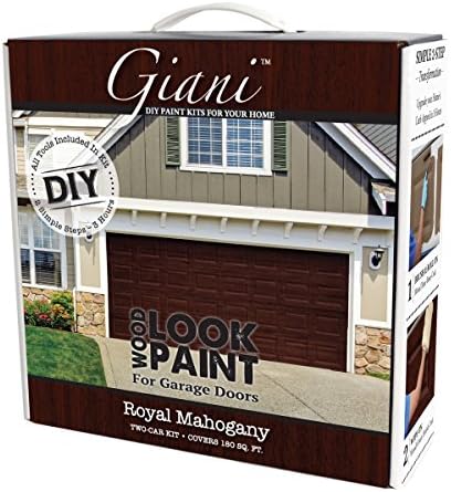 Wood Look Paint Kit for Garage Doors (Royal Mahogany)