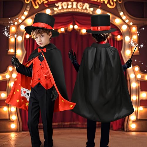 Disfraz de Mago para Niños con Kit de Magia miniatura 3