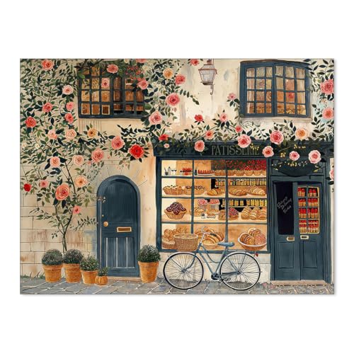 FuSatisYilife Vintage French Country Wall Art image