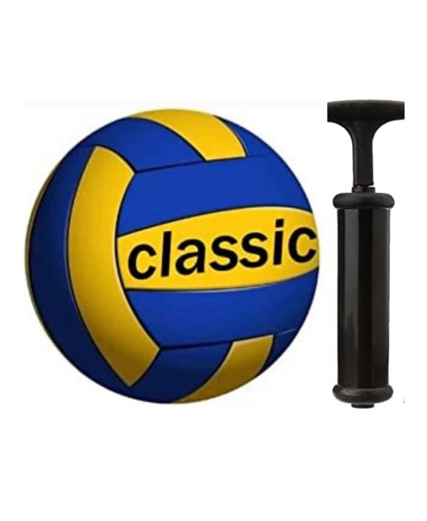 TASCO SPORTS Polyester Premium Rubber Hand Stitched Beginners Volleyball - Size 5 - Durable Training Ball with Optimal Grip - Suitable for All Ages - Pack of 1 (Blue Volleyball Set) (B0CYBR3SQN) Amazon Price History, Amazon Price Tracker