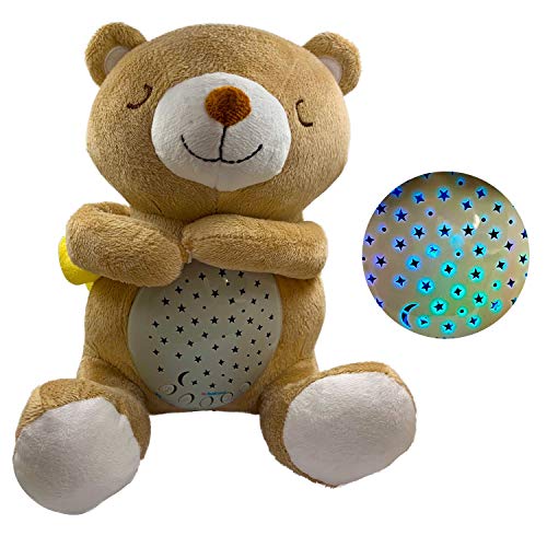 Baby Sleep Soother Sound Machine – Soft Teddy Bear White Noise Portable Lulla