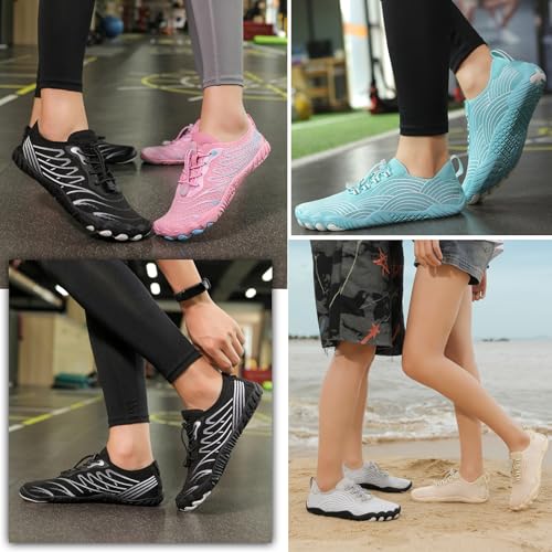 Grounding Shoes with Copper, Grounded Footwear Barefoot Shoes for Women Men, Non-Slip Lightweight Comfortable Soft Wide Toe Beach Walking3