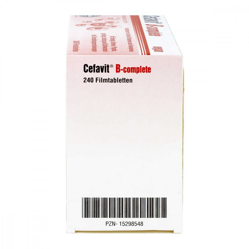 Cefavit B-complete Filmtabletten für Energie, Nerven, Psyche, geistige Leistung und Stoffwechsel, 240 St. Tabletten