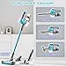 BLAXTEM 4-in-1 Kids Toy Vacuum That Really Works, Toddler Pretend Play Cleaning Set with Real Suction, Toys Working Cleaner Birthday Idea for 3 4 5 6 7+ Year Girl Boy (Blue)