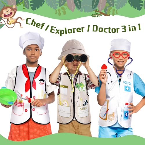 Sratte 3 Sets Disfraces Infantiles para Niños y Niñas miniatura 4