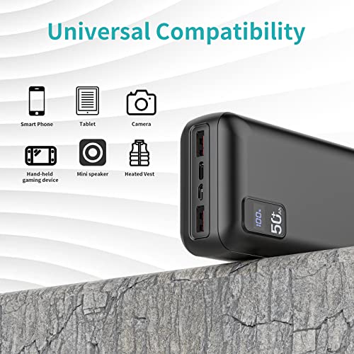 Poiytl Power Bank 50000Mah 22.5W Fast Charging Portable Charger Usb-C Quick Charge With 3 Outputs & 2 Inputs Led Display Huge Capacity External Battery Pack For Most Electronic Devices On The Market thumb #6