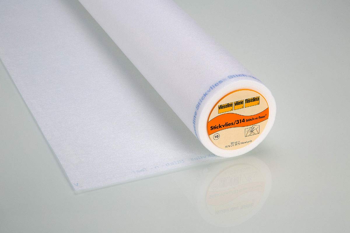 Vlieseline White Vilene Stitch N Tear (90Cm) - Per Metre