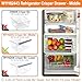 UPGRADED W11162443 Refrigerator Crisper Drawer Compatible with Whirlpool Fridge Drawer Replacement Parts Whirlpool Refrigerator Drawers WRS315SDHZ02 WRS315SDHZ05 WRS315SDHZ08 WRS325SDHZ08 WRS321SDHZ08