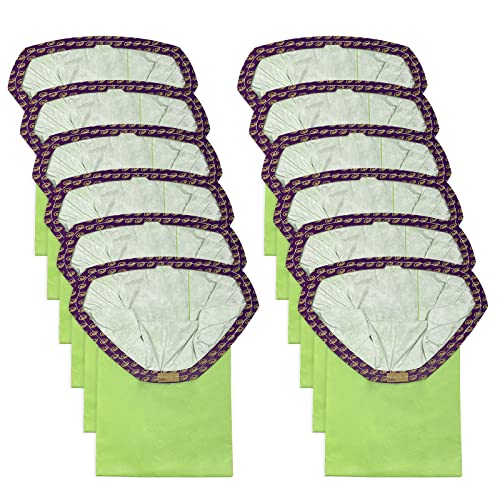 Image of 12 Pack 107314 Micro Filter Bags Replacement for ProTeam 6 Quart Backpack Vacuum: Super Coach Pro 6, ProVac FS 6, GoFit 6, GoFit 6 PLUS and GoFree Flex Pro II