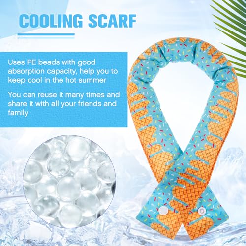 Image of Hanaive Cooling Neck Wraps with Button