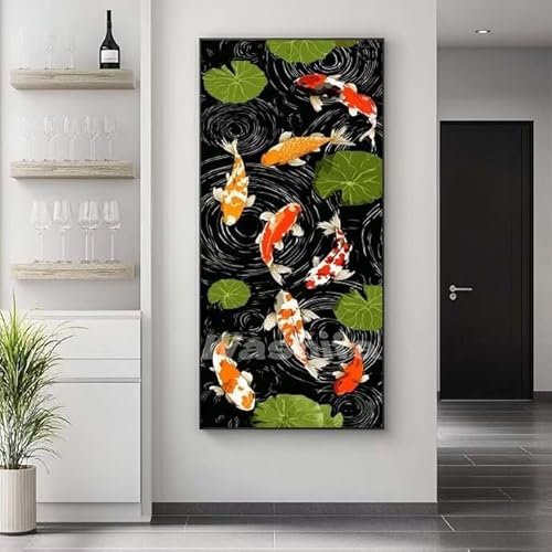 �������G �R�C �H�� �����h��G �L�b�g DIY ��l ���S�Ҍ��� �f�W�^�����G ��h�� �����L�b�g�ɂ��G�� Paint By Numbers �A�N�����y�C���g ���ʉ� �����Ńy�C���g �z�[�� �I�t�B�X���� �M�t�g 50x100 cm, �t���[���Ȃ�