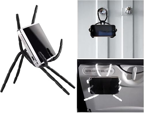 Miniatura 4 de Soporte universal multifunción portátil de araña flexible para iPhone Samsung Google Pixel Soporte para teléfono celular Smartphones Tablets en