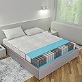 Materasso 160x190 cm 800 Molle indipendenti insacchettate alto 22 cm - 3 cm Memory Foam Ortopedico Medio Rigido, Zone differenziate Antibatterico Traspirante
