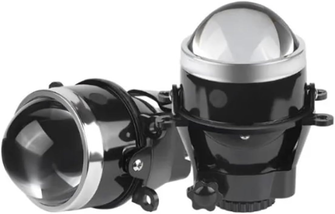Headlight Assembly For DACIA For DOKKER 2012 - ON Fog Light Projector Lens 3 Inch Bi Lenses Fit D2H H11/H9/H8 Xenon LED Lamp High Low Beam Front Light Assembly(2 piece)
