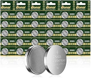 BONAI CR2025 3V ogniwo guzikowe litowe CR 2025 3 V baterie - 30 sztuk
