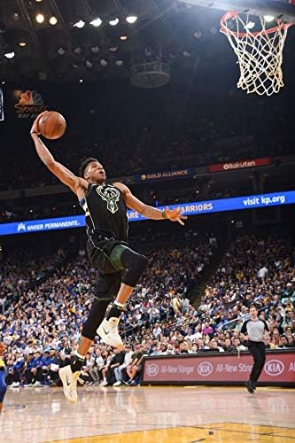 MasonArts Giannis Antetokounmpo - Póster de seda de 24 x 36 pulgadas, papel tapiz para decoración de pared, impresiones de seda para el hogar y la