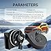 FARBIN Car Horn Compatible with Toyota/Lexus/Subaru 12V Waterproof Auto Horns Loud with 1 to 2 horn plug (Toyota horn with 1 to 2 Converter Wiring)