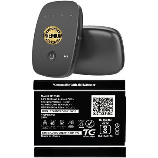 Reliance Jio 4G Router Battery 2300mAh