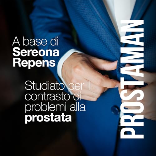 SERENOA REPENS, Prostata Integratore 60 Compresse con: Saw Palmetto, Boswellia, Zucca e Licopene. Serenoa Repens Prostata 640mg con: Ortica, Melograno ed Epilobio. Integratore Prostata Formula Potente - 2