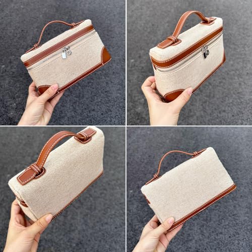Image of Rejolly Small Crossbody Bag for Women Leather Top-Handle Pouch Purse Shoulder Handbag
