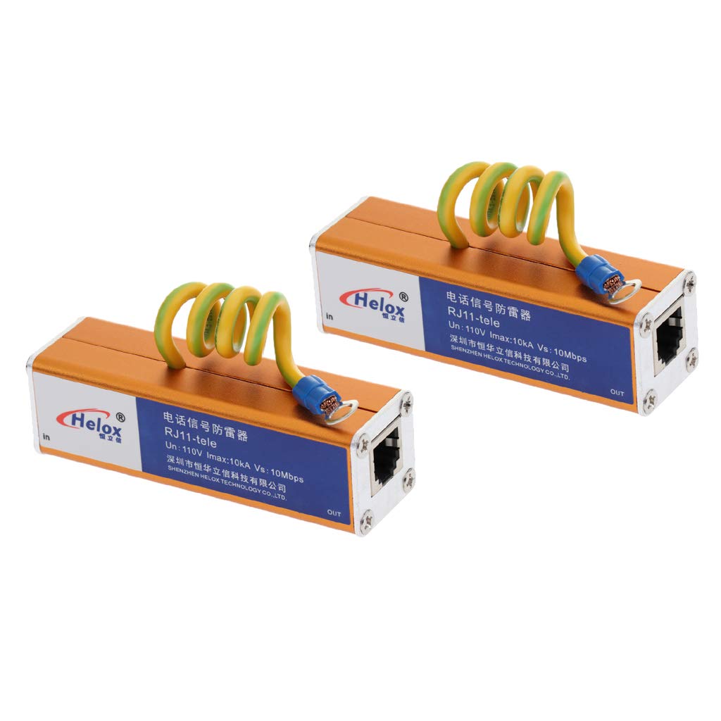 The Style Sutra 2x Phone RJ11 Surge Protector Thunder Signal Arrester Protection |Computers/Tablets & NetworkingPower Protection, DistributionSurge Protectors, Power Strips|2 Pieces Surge Protectors-picture-15