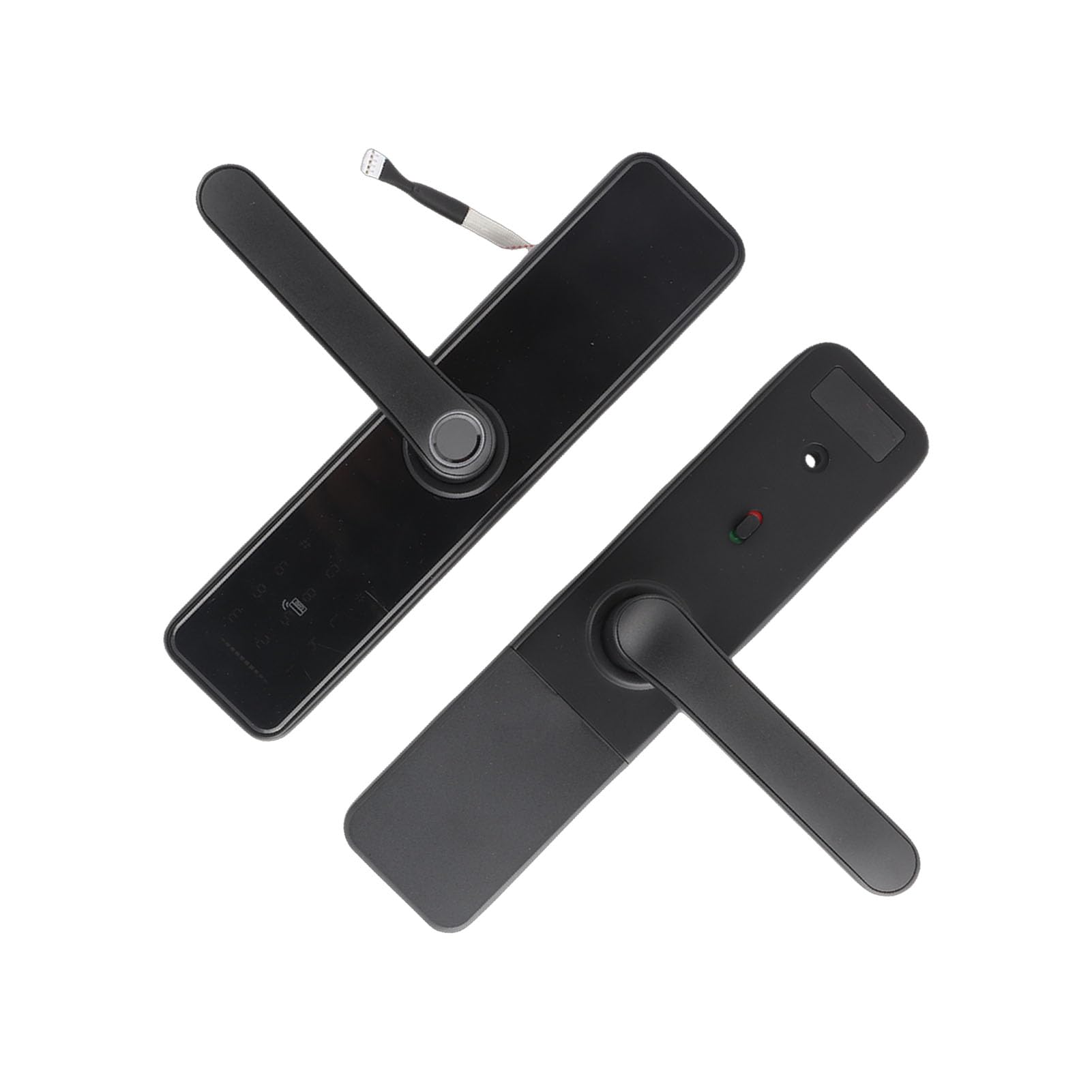 Alomejor Smart Fingerprint Door Lock with Keyless Entry | Costruzione durevole in zinco, opzione di alimentazione di emergenza, supporta più modalità di sblocco