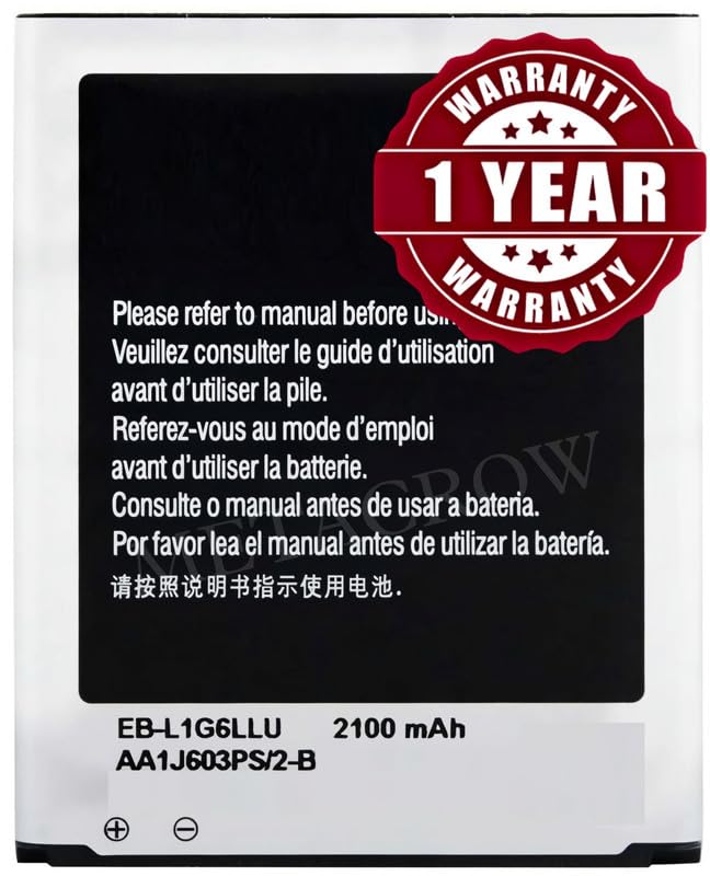 Image of Original EB-L1G6LLU Battery Compatible for Samsung Galaxy S3 | S3 Neo - (2100mAh) - 1 Year Warranty JK1