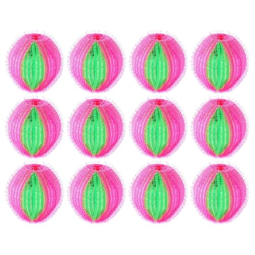 ヘアリムーバー洗浄ボール、ペットヘアドライヤーボール - 乾燥機用のランドリースクラビングボール | 12倍のポータブルワッシャーリント抽出器家庭、アパート、学校のためのキャッチャー