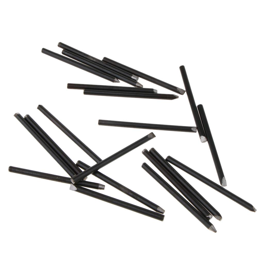 Harilla Fabricación de Joyas de Sellos Punzón de Herramienta Símbolos de Puntuación Acero Metal, Set de 20pcs, Individual