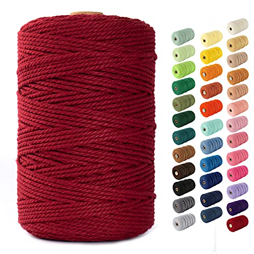 Nook theory macrame cord 3mm - flexible & soft rope perfect f…