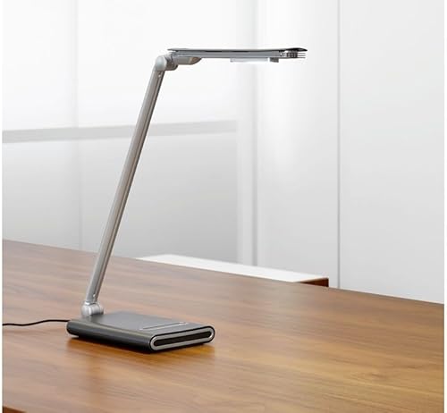 Miniatura 3 de Maul Maulpure - Lámpara de mesa LED, lámpara de escritorio, regulable, lámpara de luz diurna para oficina con USB para cargar smartphone o reloj