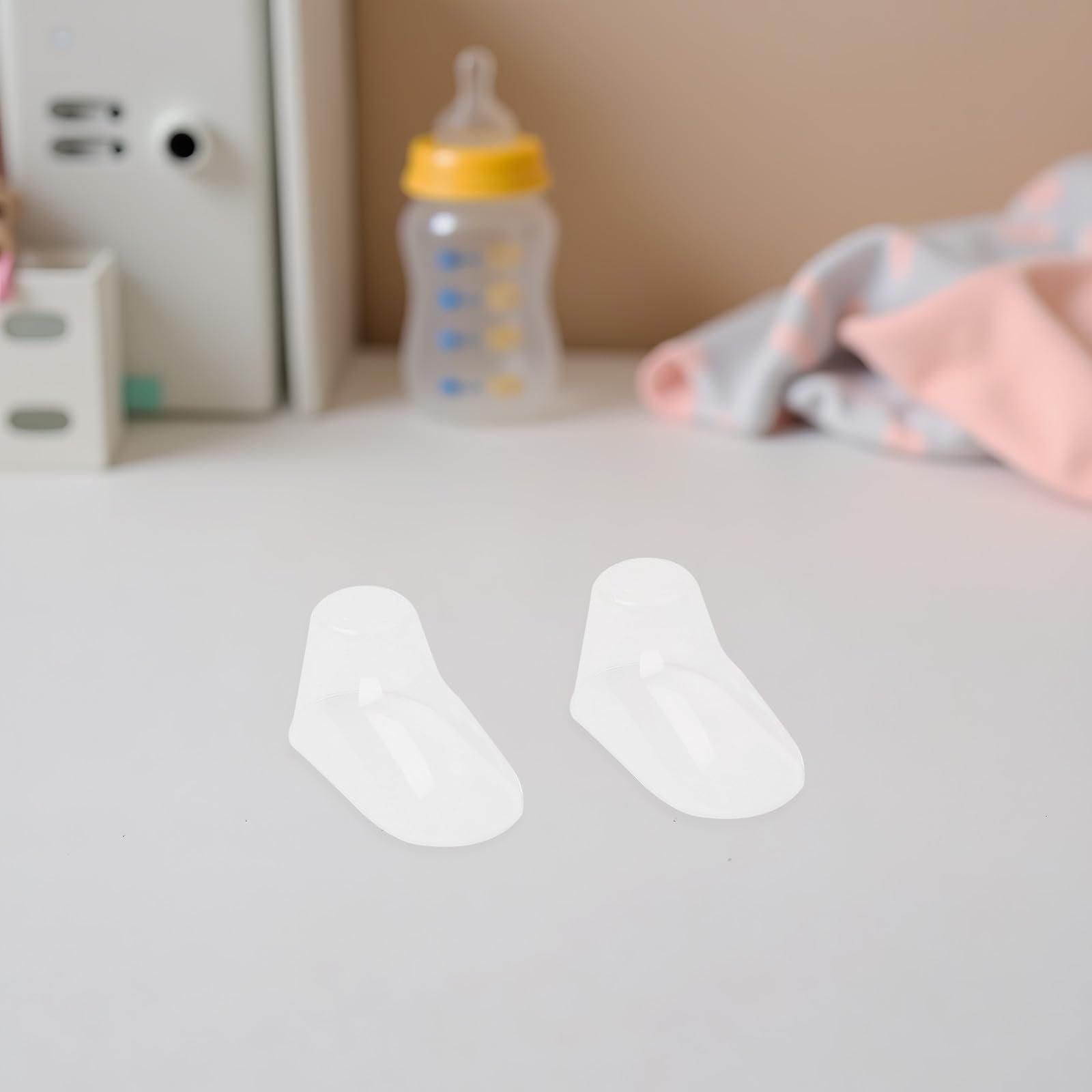 Présentoir à Chaussettes et Écarteur Chaussure pour Bébé, Modèle de Pied en Pvc, Lot de 100 Pièces, pour Chaussures de Tout-petits